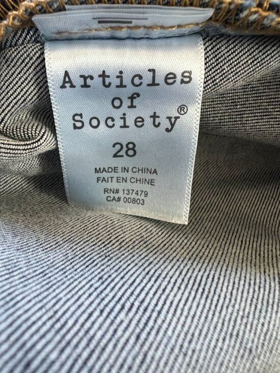 Articles of Society Distressed Jeans | Women's Size 28 - Picture 2 of 2